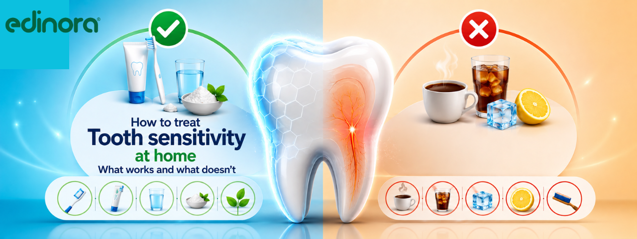 Discover how to treat tooth sensitivity at home, What works and what doesn't.
