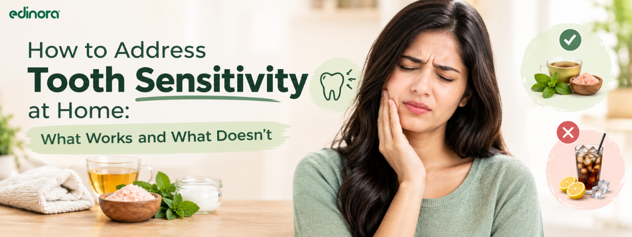 Discover how to treat tooth sensitivity at home, What works and what doesn't.