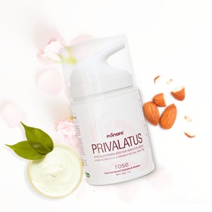 Edinora Privalatus Natural Private areas Skin Whitening Cream | Underarm Brightening Cream | with Vitamin E, Niacinamide, Shea Butter | Rose | 50g