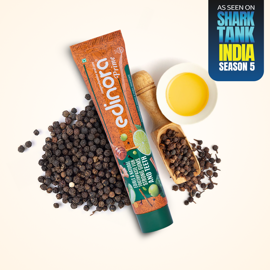 EDINORA Prime Toothpaste | Microbiome friendly | Blend Of Essential Oil & Herbal Powders | No SLS | No Parabens | No Sulphates (45g)