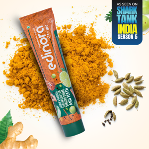 EDINORA Prime Toothpaste | Blend Of Essential Oil & Herbal Powders | No SLS, Parabens, Sulphates | Microbiome friendly  (90g)