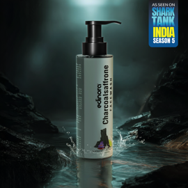 Edinora Charcoal Saffron facewash | Safe Ingredients | No SLS, parabens | For Deep Skin Cleansing, Fights Acne, Pimple | 100ml