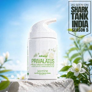 Edinora Privalatus Natural Private areas Skin Whitening Cream | Underarm Brightening Cream | with Vitamin E, Niacinamide, Shea Butter | Jasmine | 50g